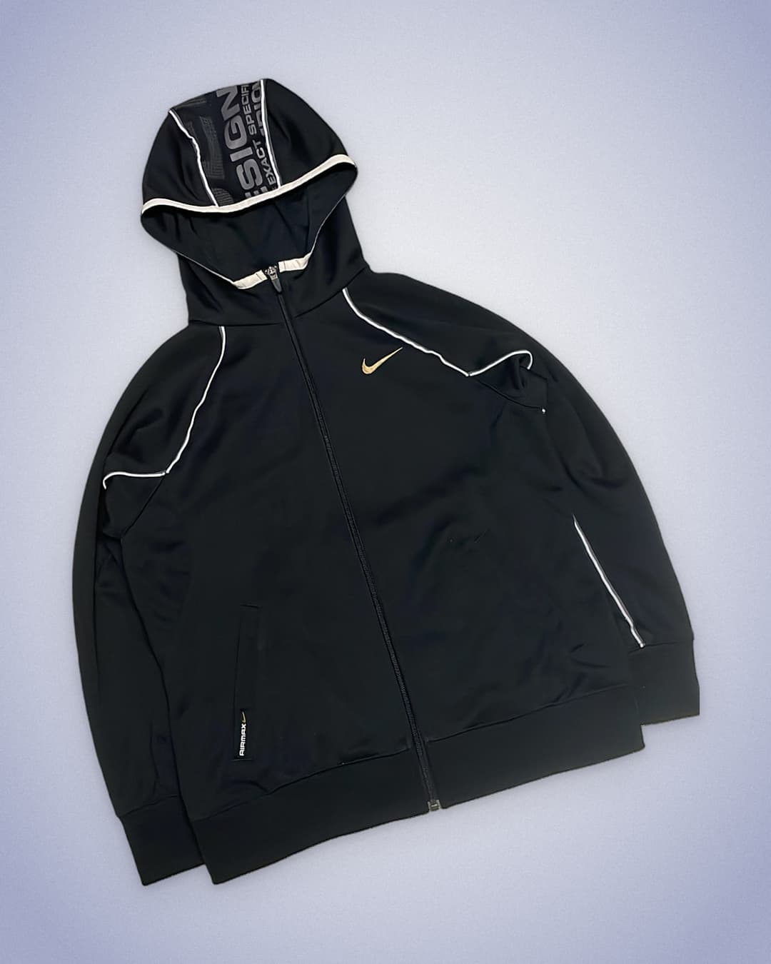Nike Airmax 87 Zip-Up Black/Gold — 2