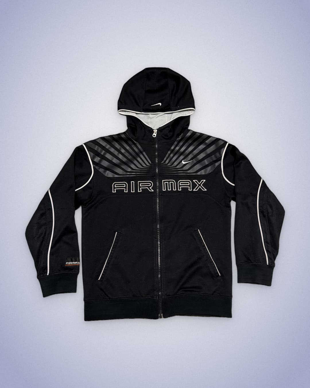 Nike Airmax 87 Zip-Up Black/White — 1