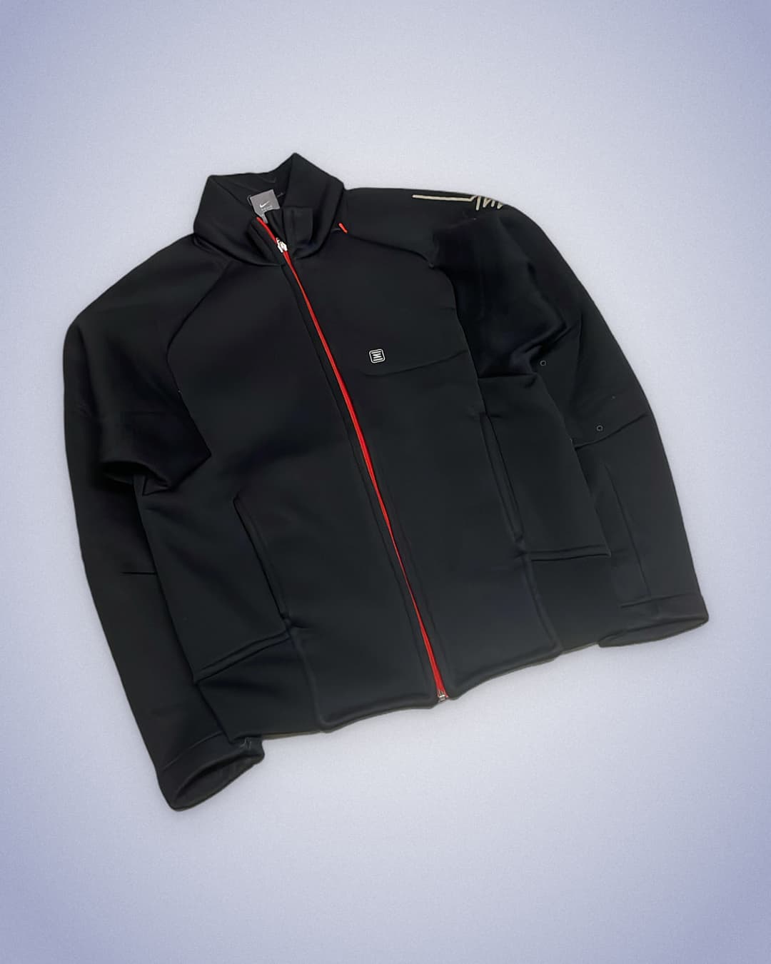 Nike Shox Neoprene-Zip W/O Hood Black/Red — 1