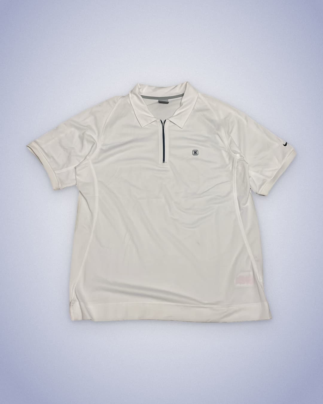 Nike Shox Poloshirt White — 2