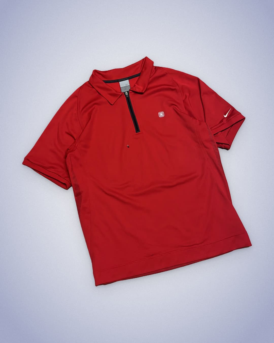 Nike Shox Poloshirt Red — 1