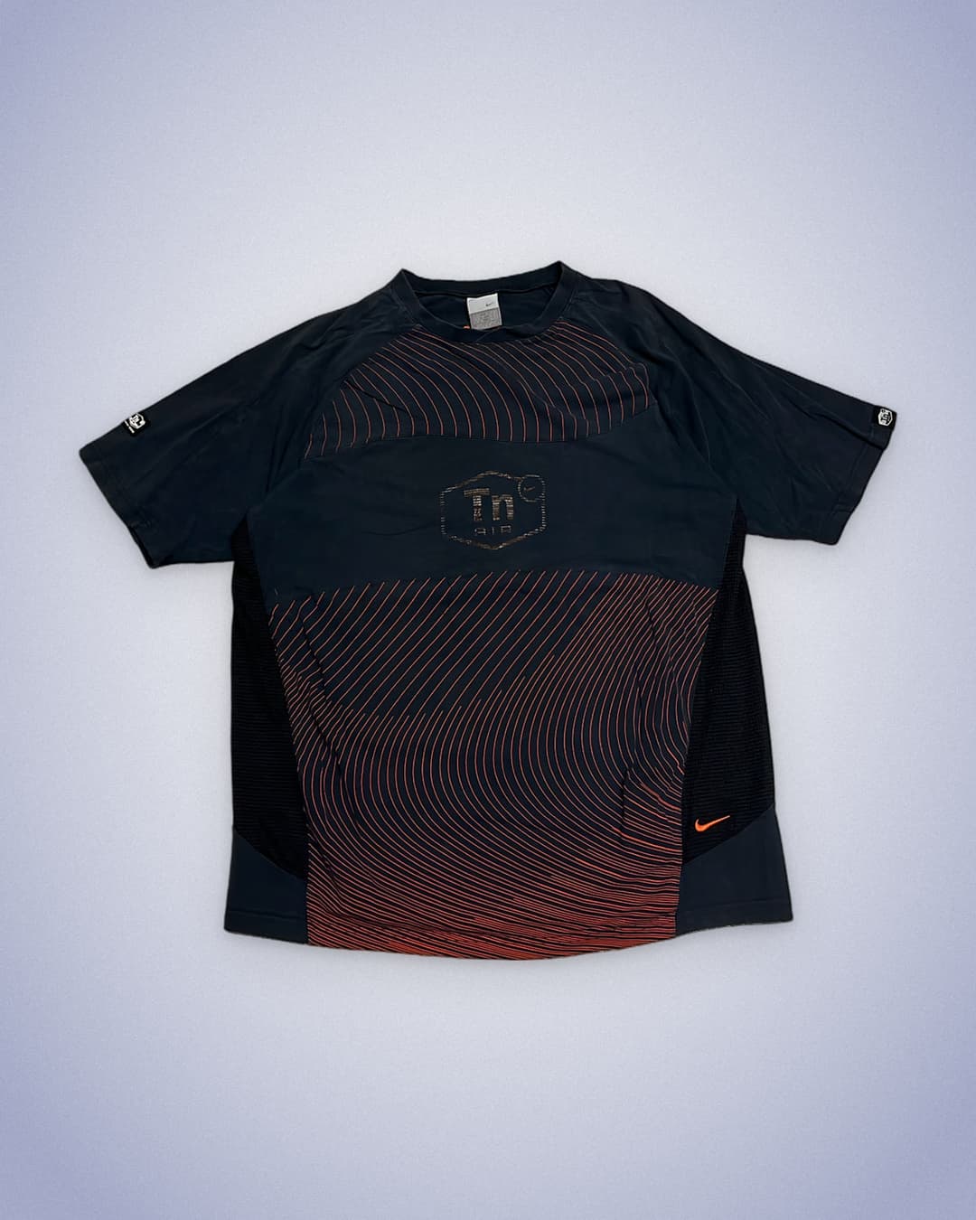 Nike Tn T-Shirt Black/Orange — 2