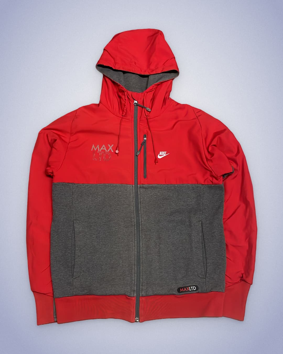 Nike Airmax LTD Zip-Up Red/Grey — 1