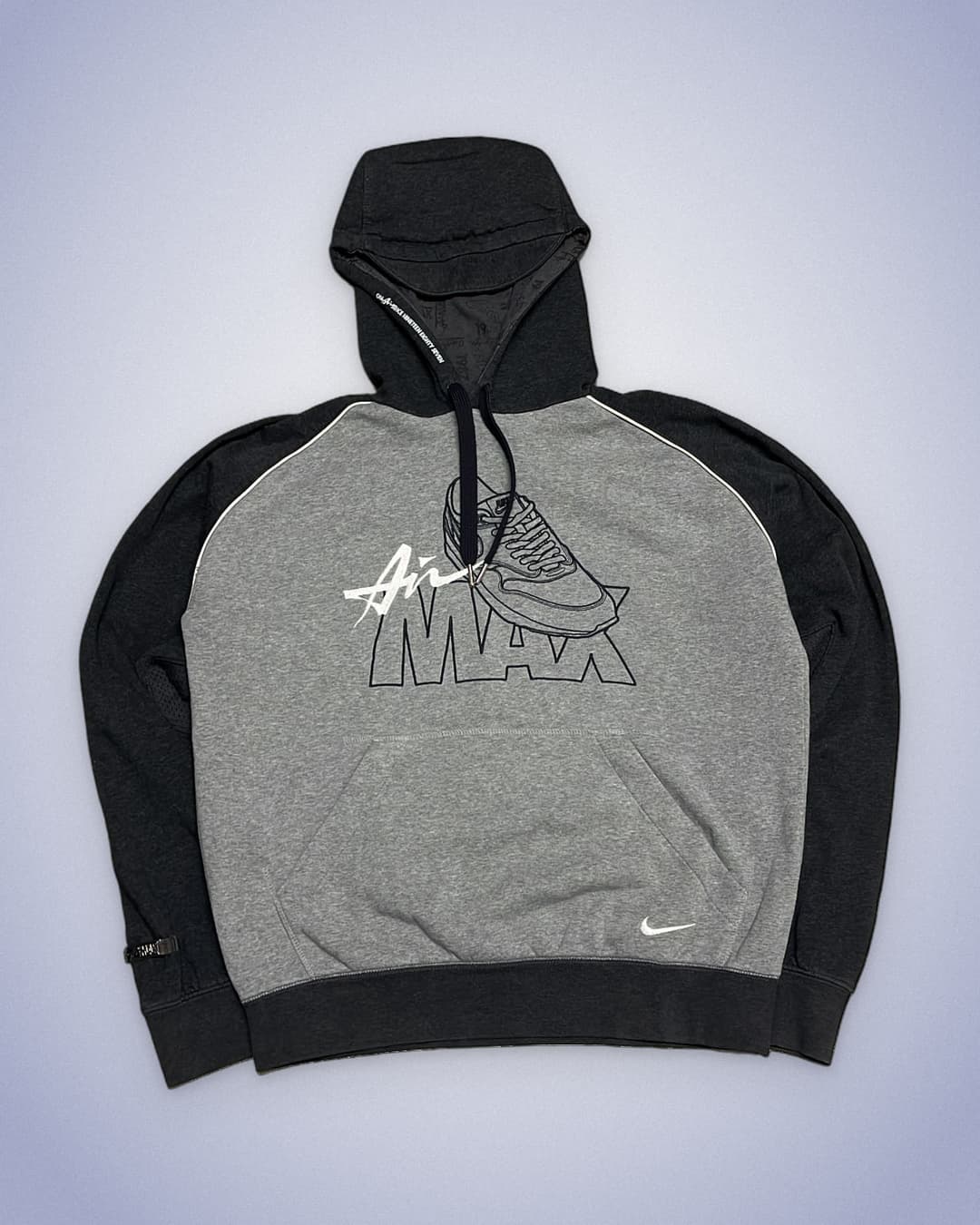 Nike Airmax Hoodie Grey/Black — 1
