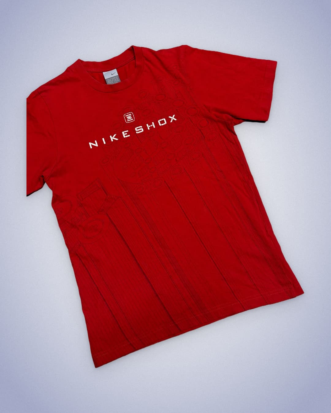 Nike Shox T-Shirt Red/White — 3