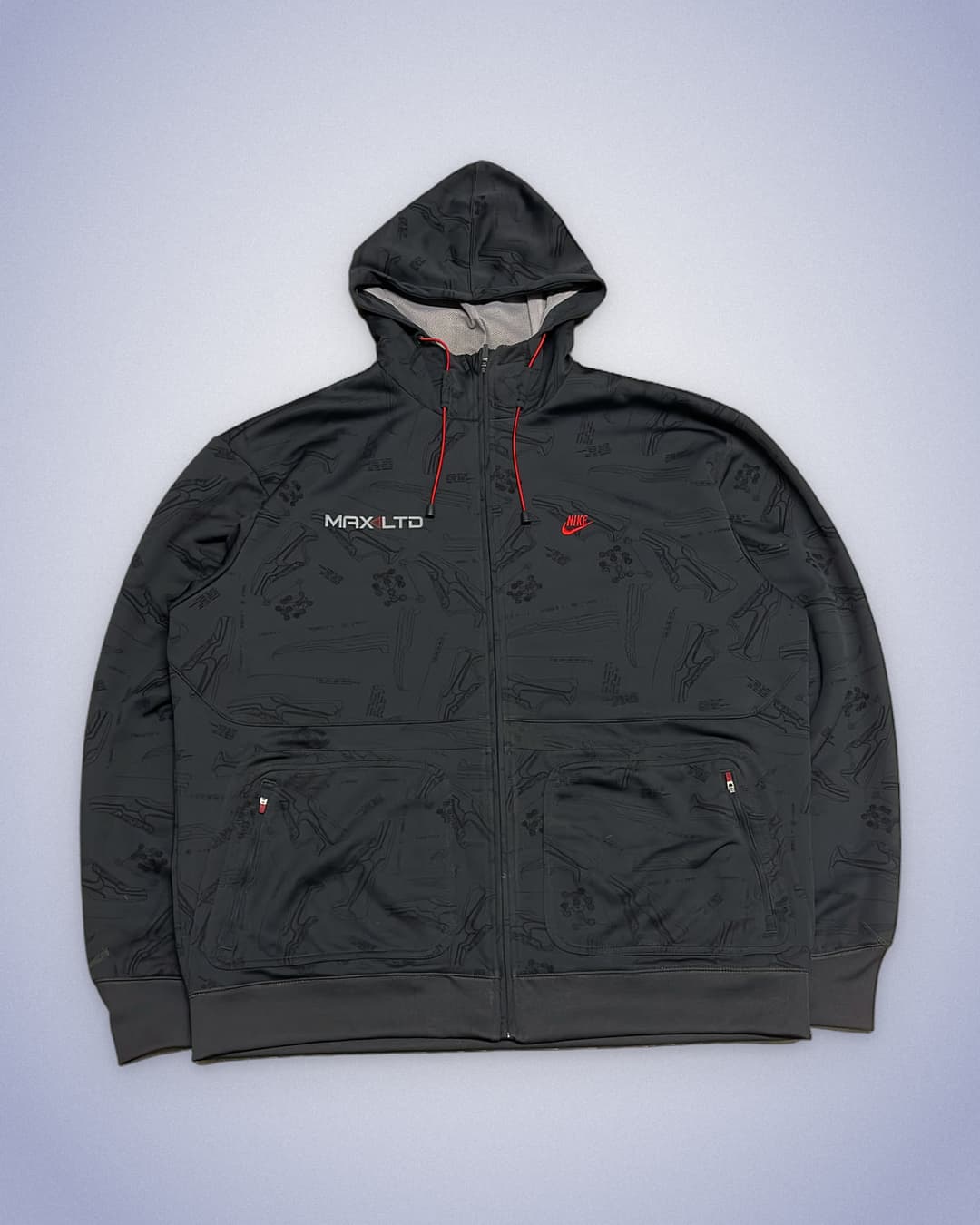 Nike Airmax LTD Zip-Up Black — 1