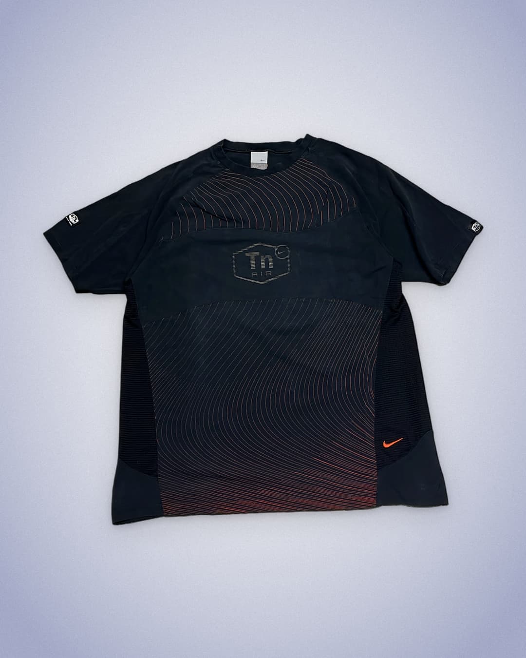 Nike Tn T-Shirt Black/Orange — 2