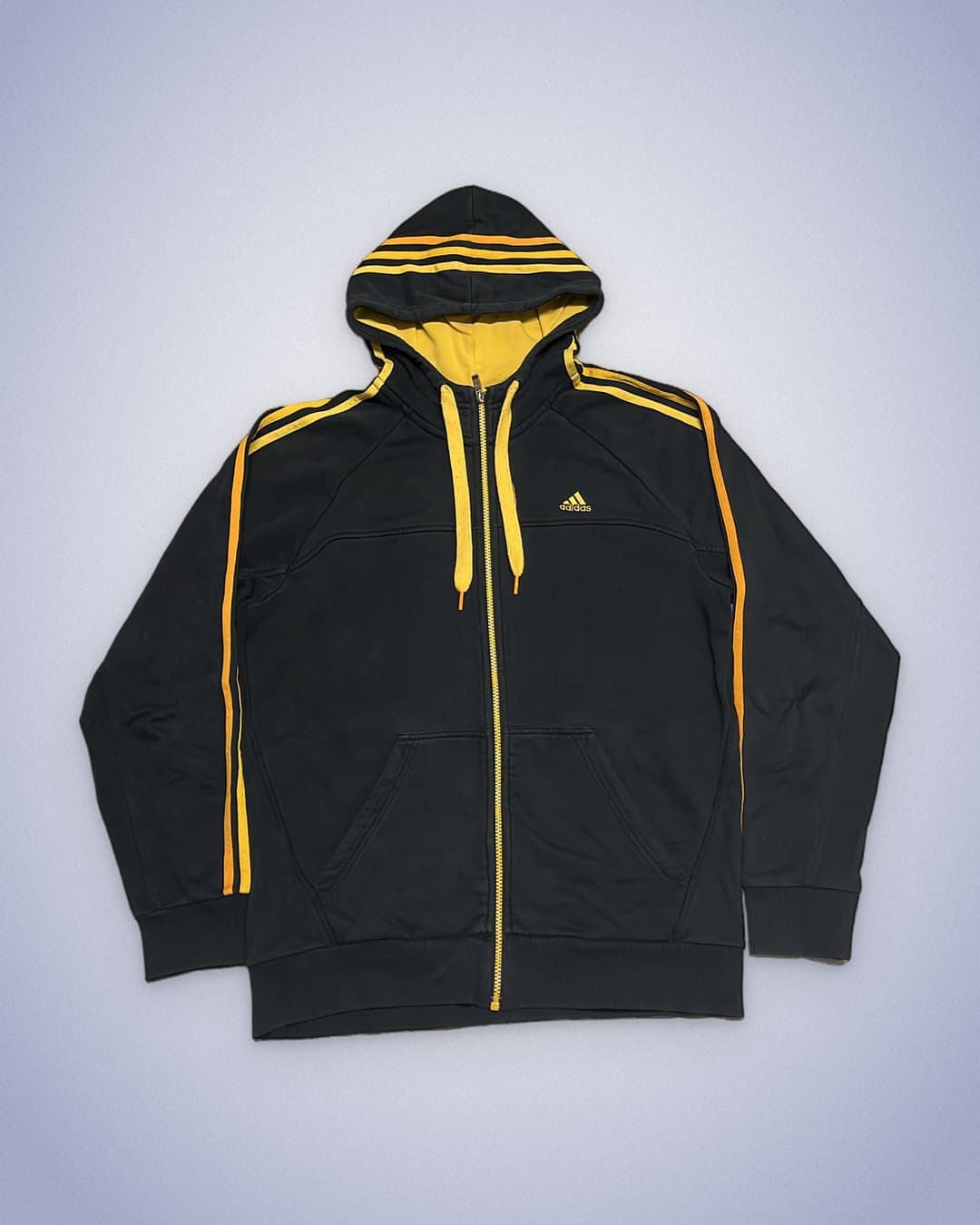Adidas PE Zip-Up Black/Yellow — 1