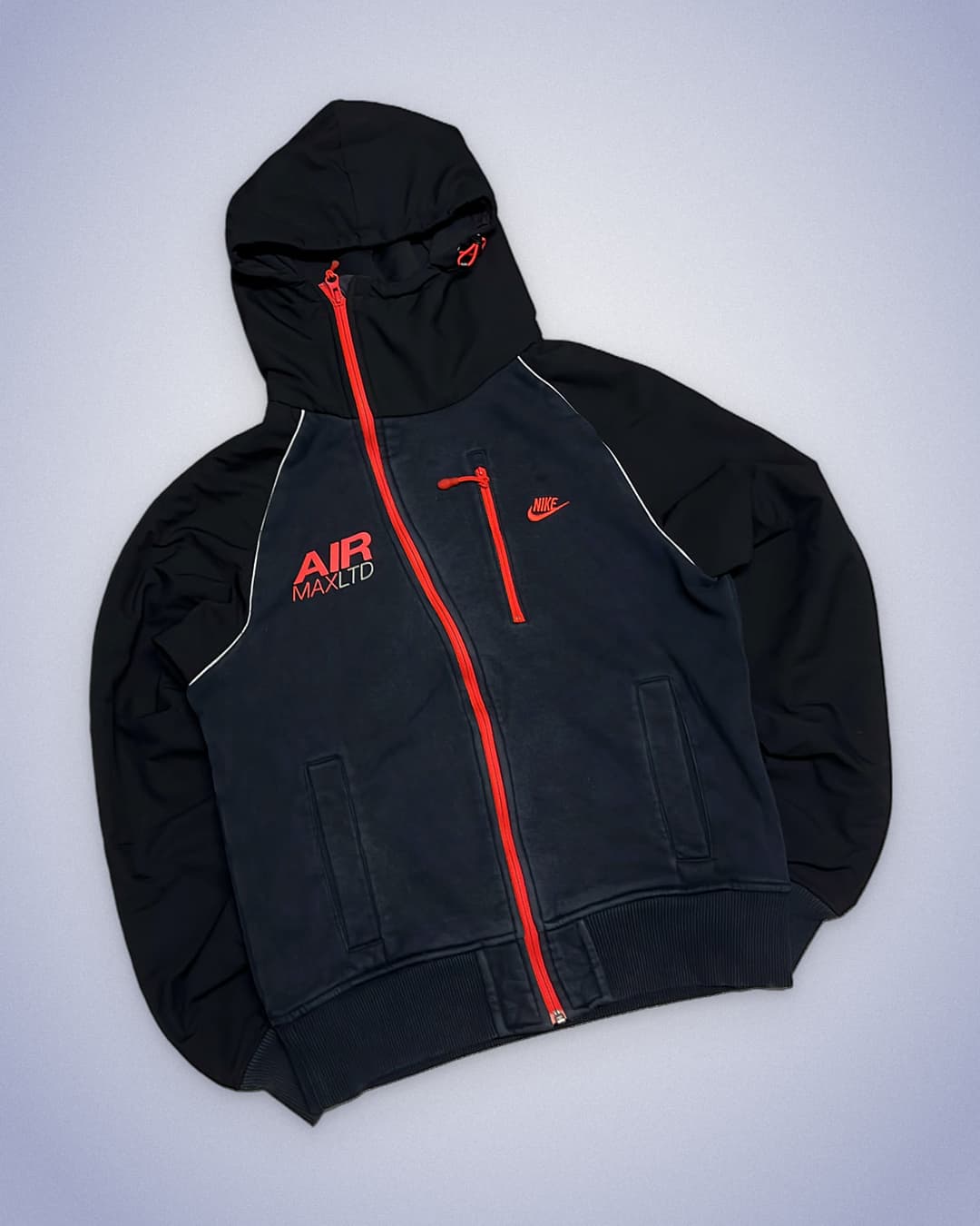 Nike Airmax LTD Zip-Up Black/Red — 2