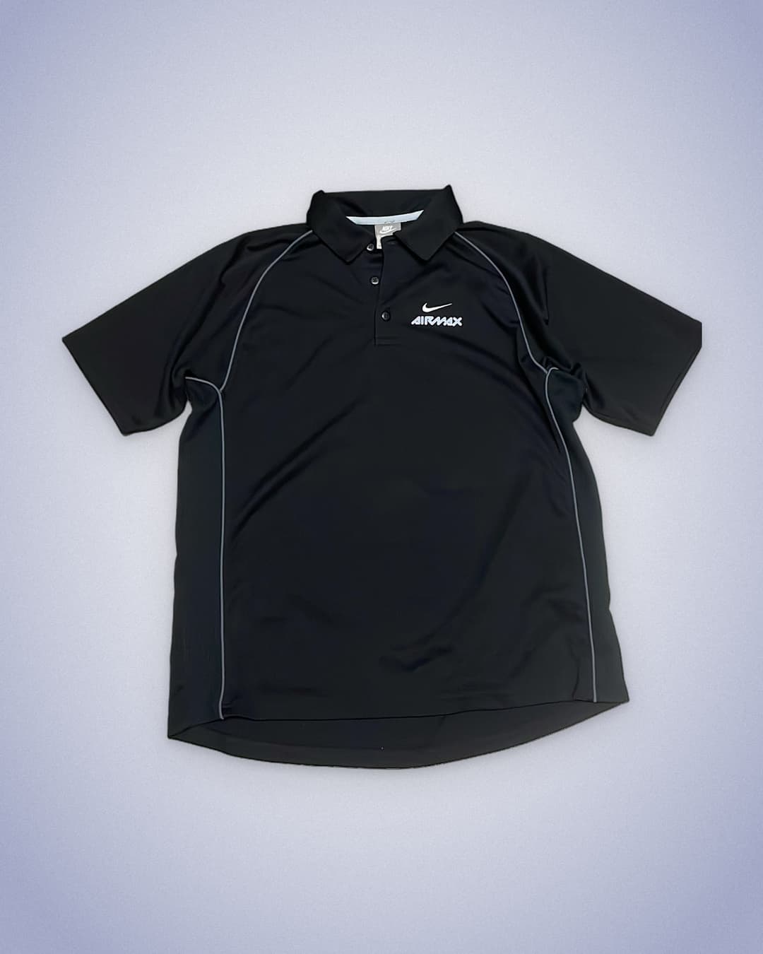 Nike Airmax 360 Poloshirt Black — 1