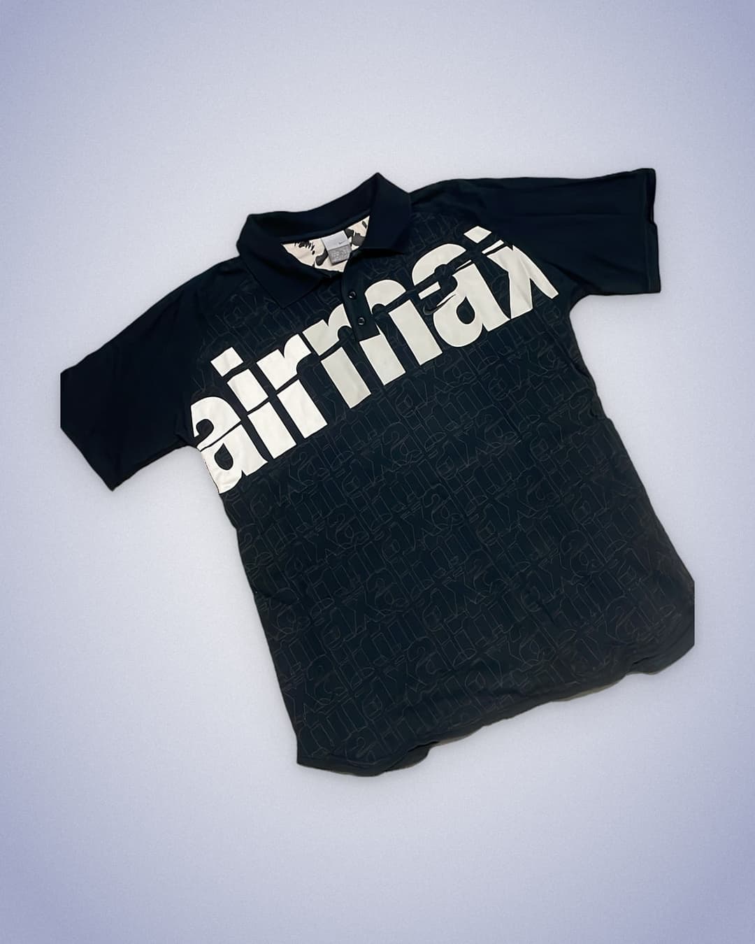 Nike Airmax Poloshirt Black — 2