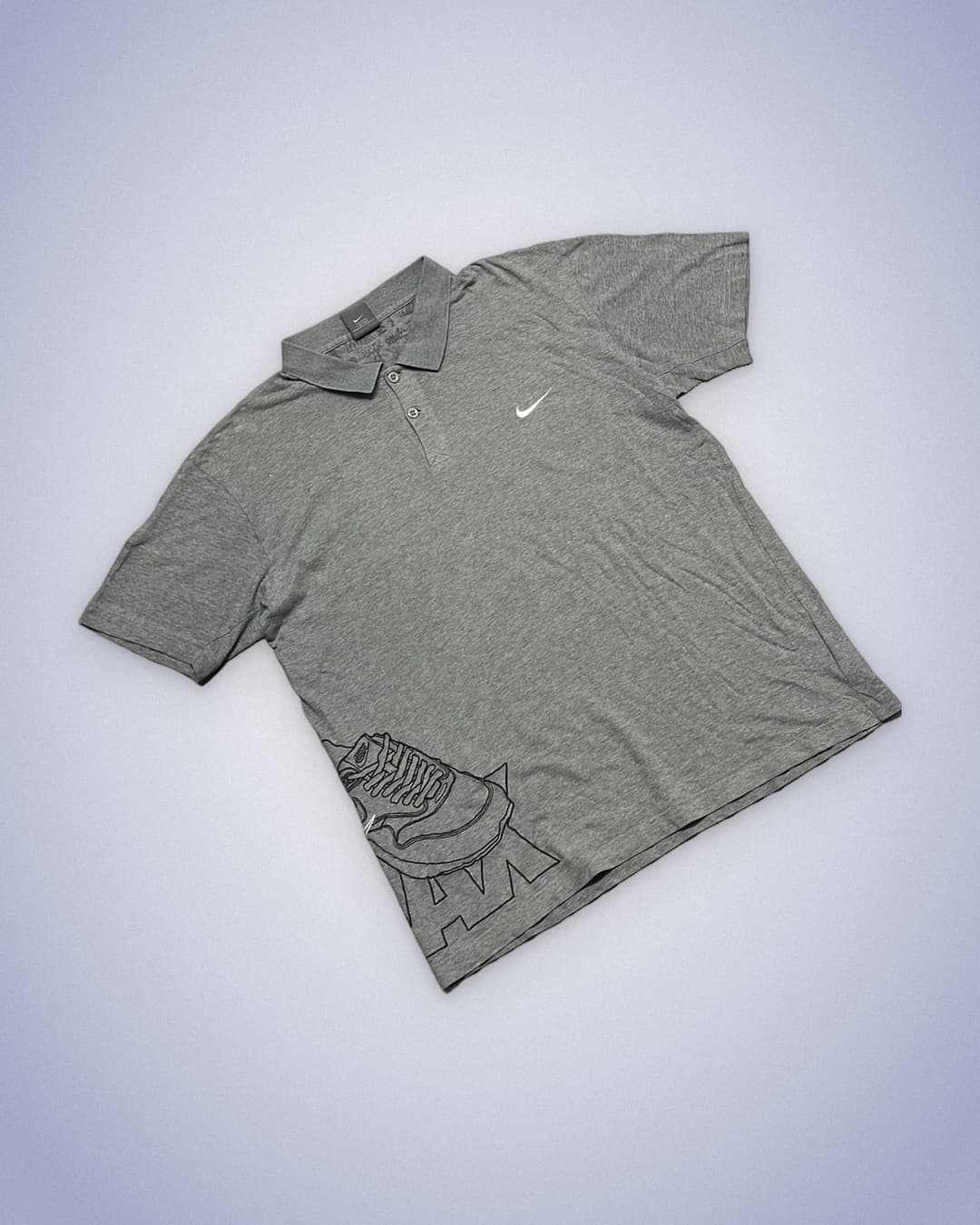 Nike Airmax Poloshirt Grey — 2