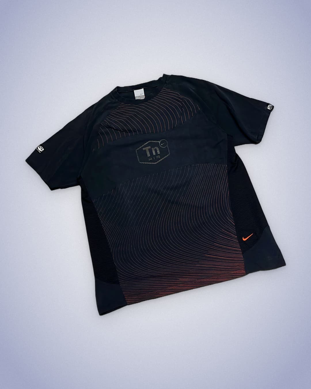 Nike Tn T-Shirt Black/Orange — 1