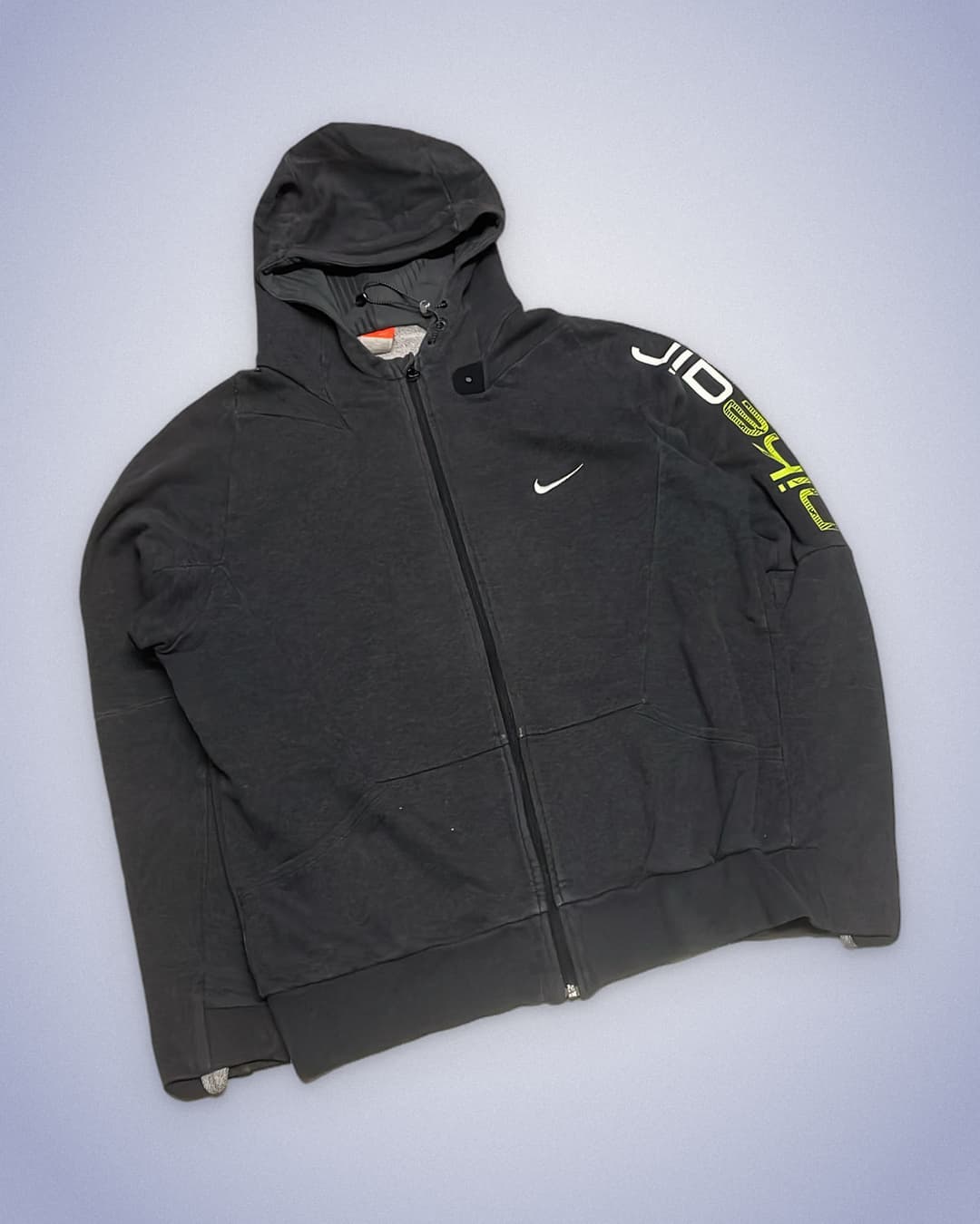 Nike Air Zip-Up Dark-Grey/Neon-Green — 2