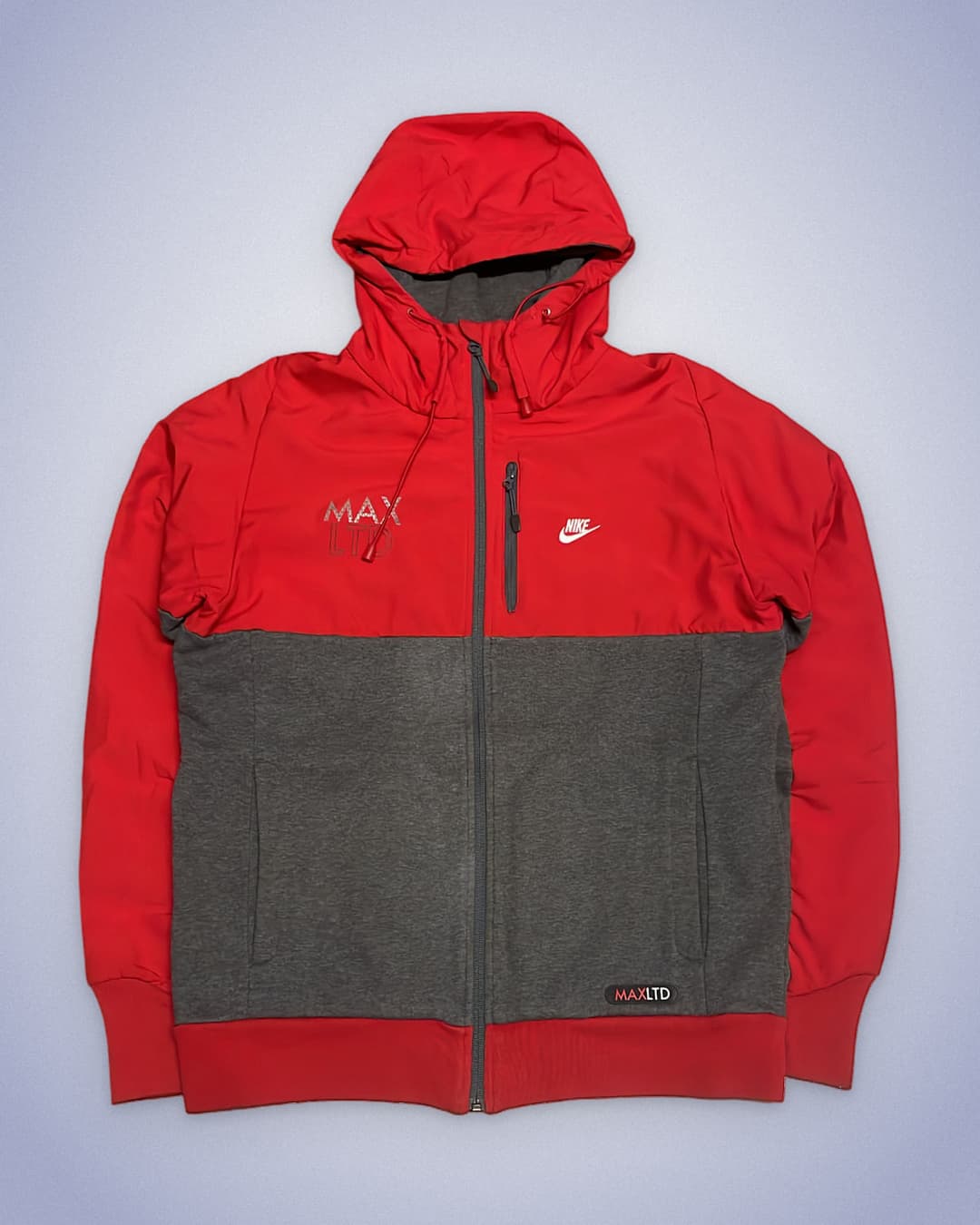 Nike Airmax LTD Zip-Up Red/Grey — 1