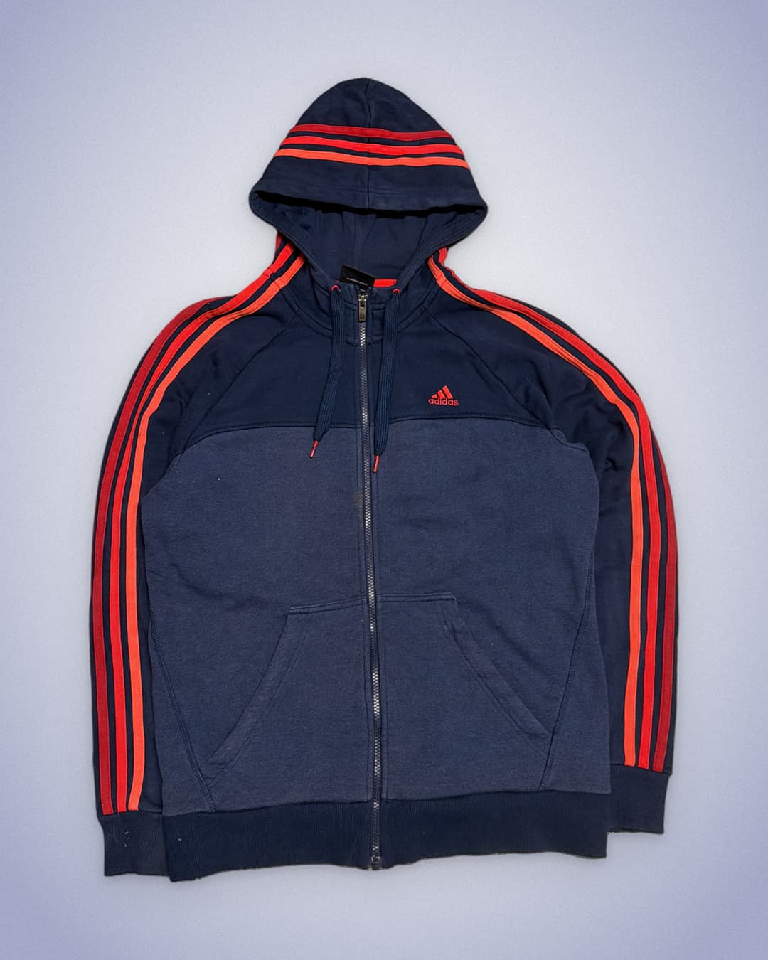 Adidas PE Zip-Up Navy/Red — 2