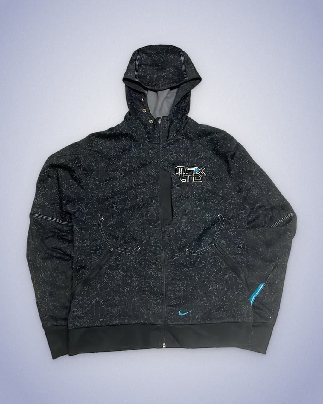 Nike Airmax LTD Zip-Up Black — 1