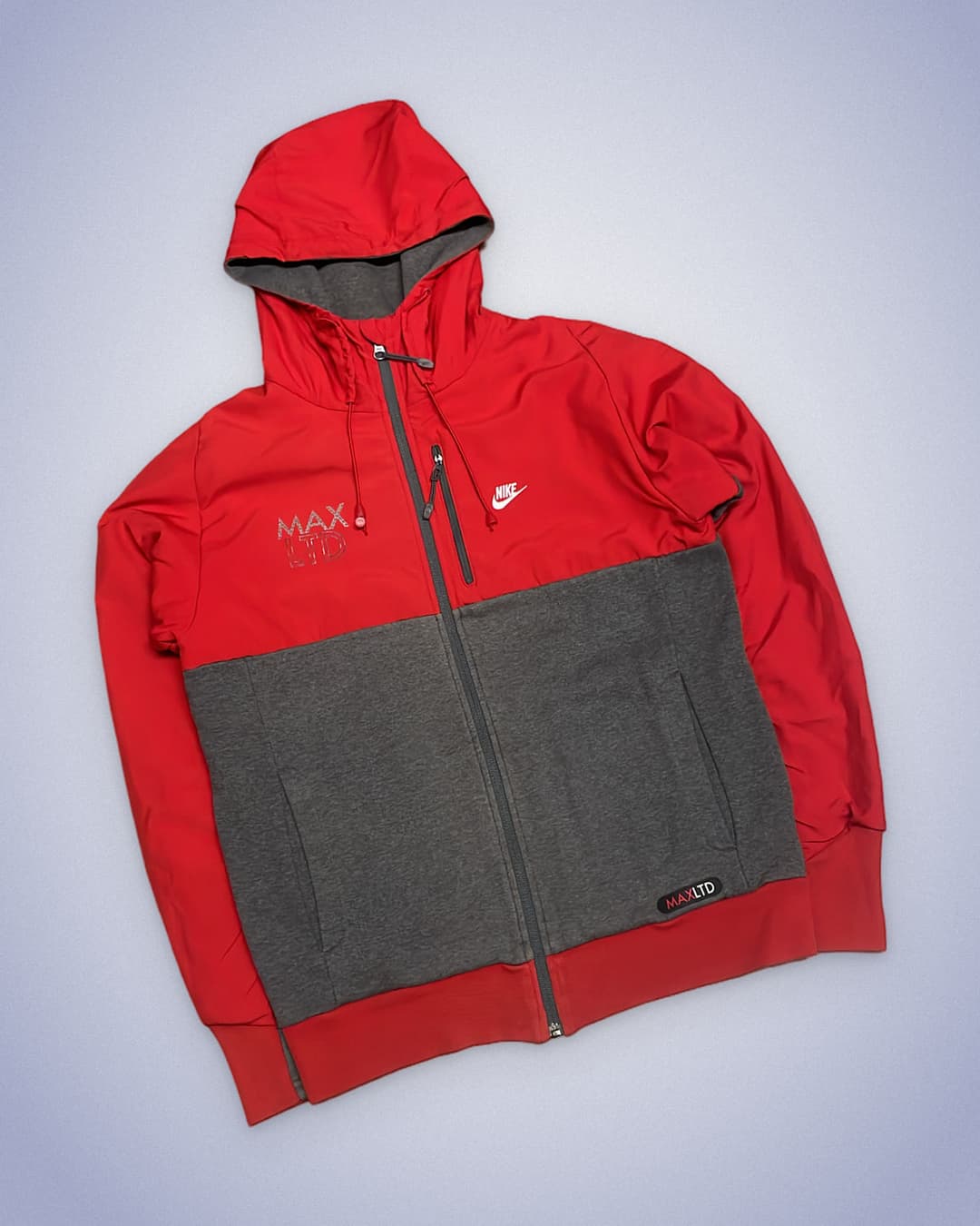 Nike Airmax LTD Zip-Up Red/Grey — 2