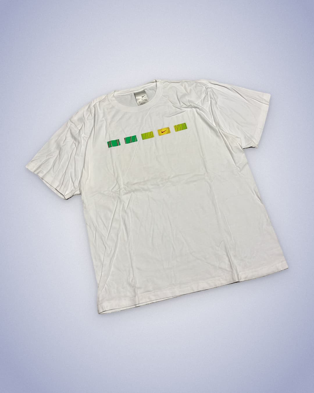 Nike Tn T-Shirt White/Green — 1