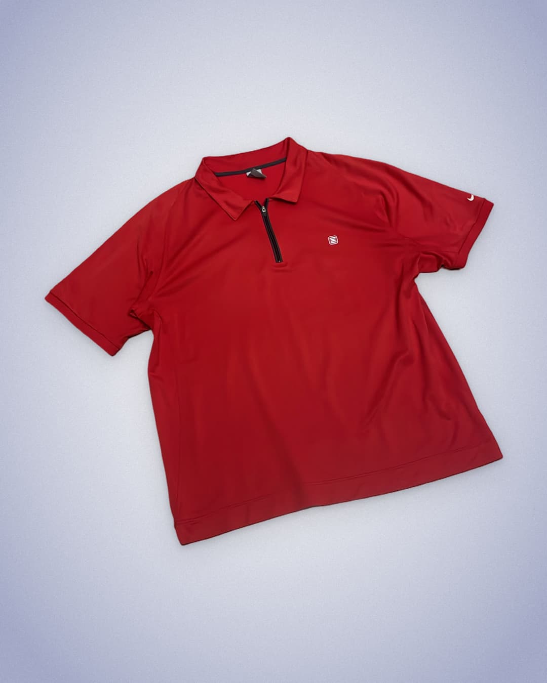 Nike Shox Poloshirt Red — 1