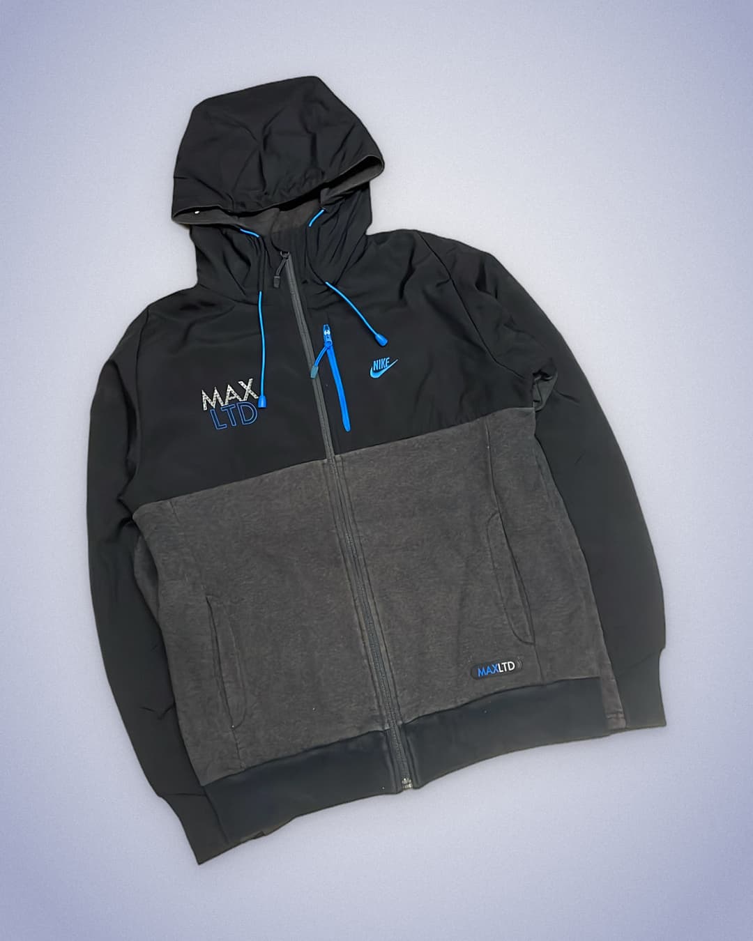 Nike Airmax LTD Zip-Up Black/Blue — 2