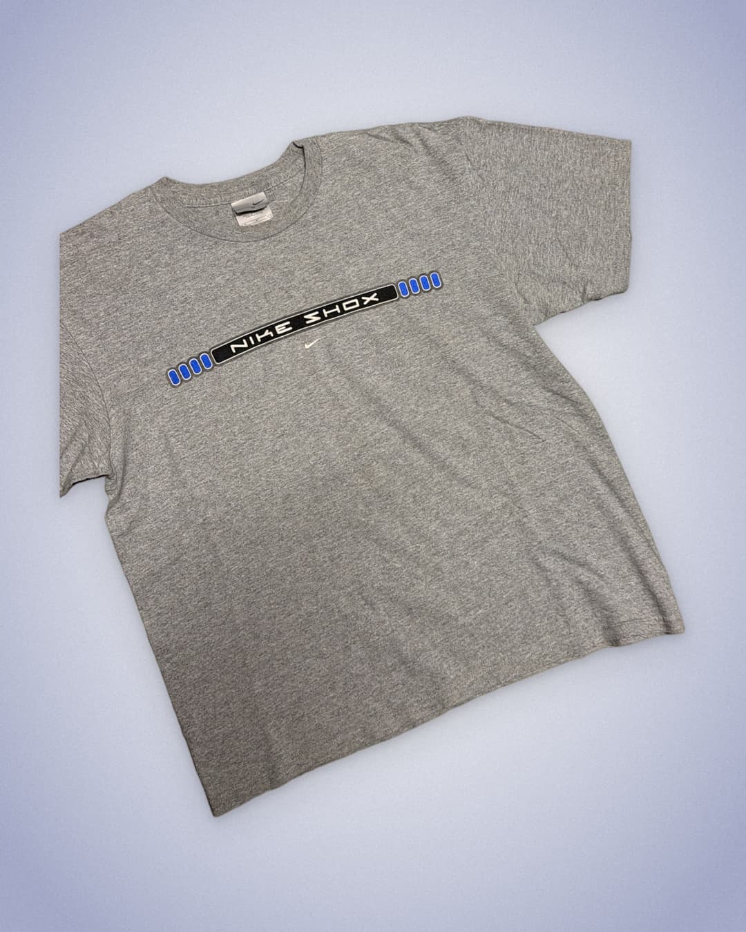 Nike Shox T-Shirt Grey/Blue — 3
