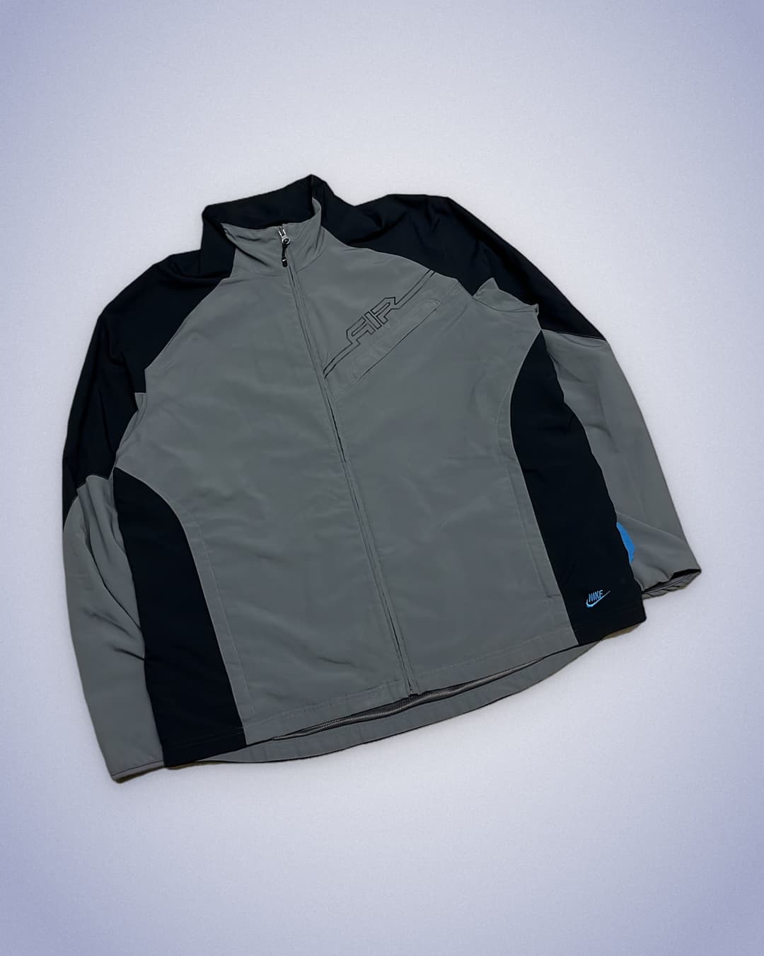 Nike Air Trackjacket Grey/Navy — 2