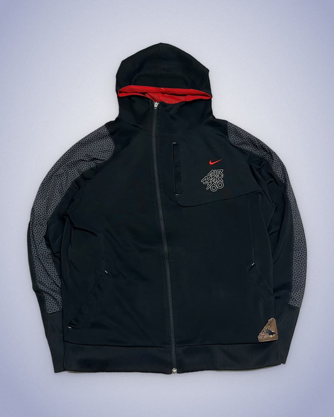 Nike Airmax 360 Zip-Up Black — 1