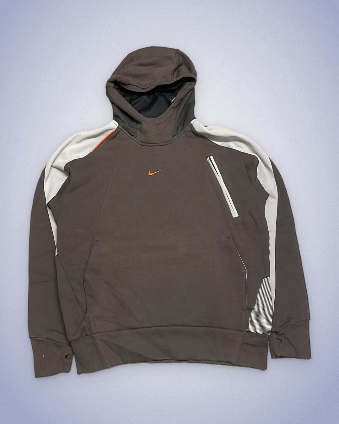 Nike Shox hoodie Brown/White — 2