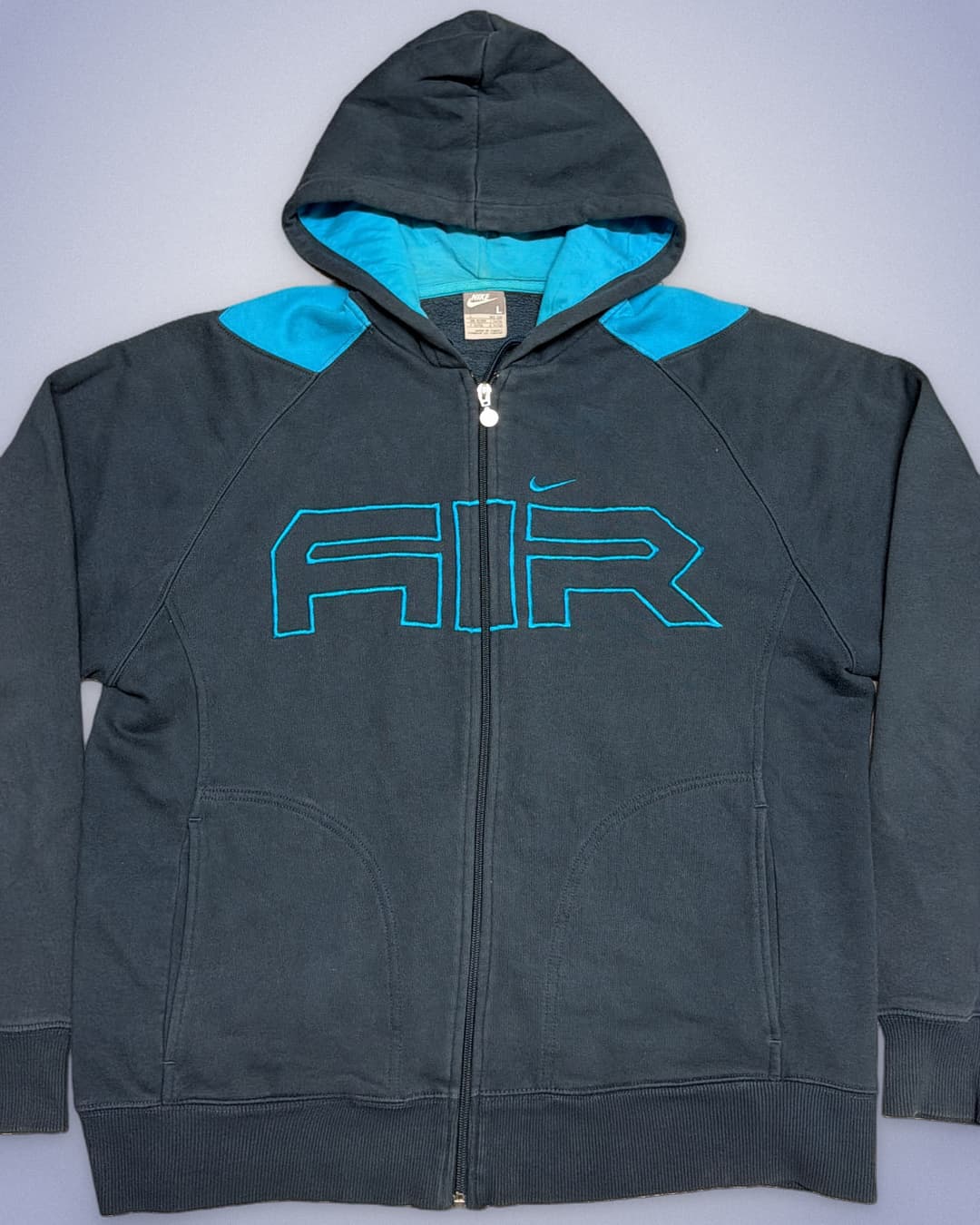 Nike Air Zip-Up Blue — 1