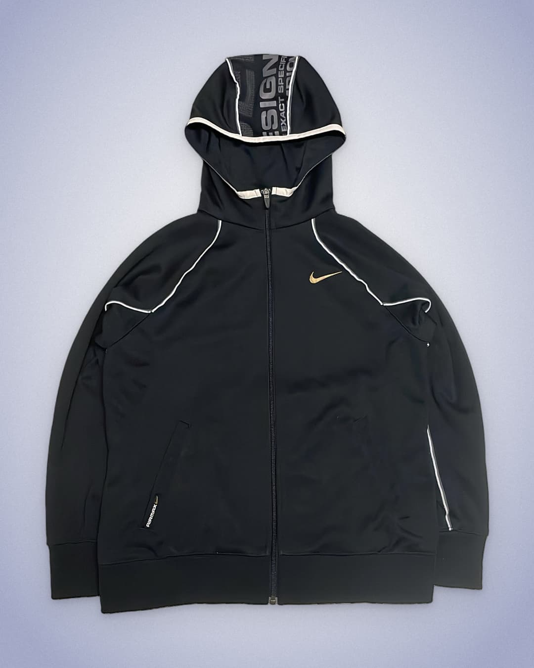 Nike Airmax 87 Zip-Up Black/Gold — 1