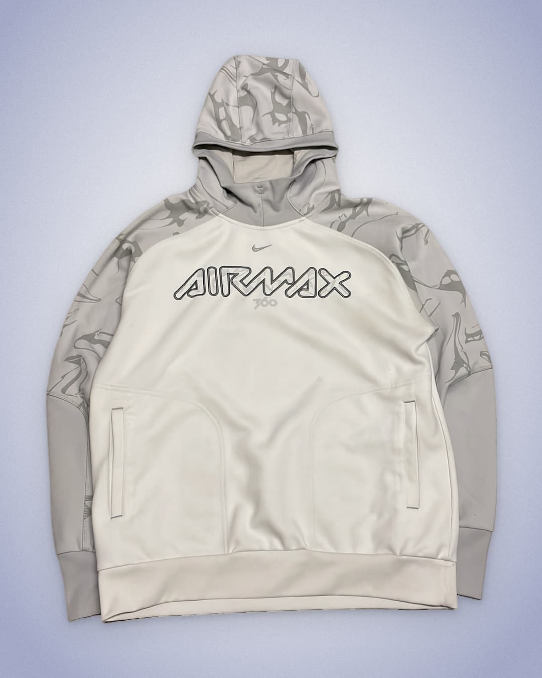 Nike Airmax 360 Hoodie White/Grey — 1