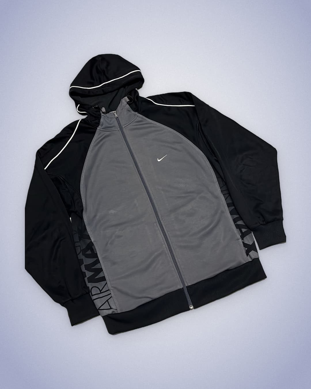 Nike Airmax Zip-Up Black/Grey — 2