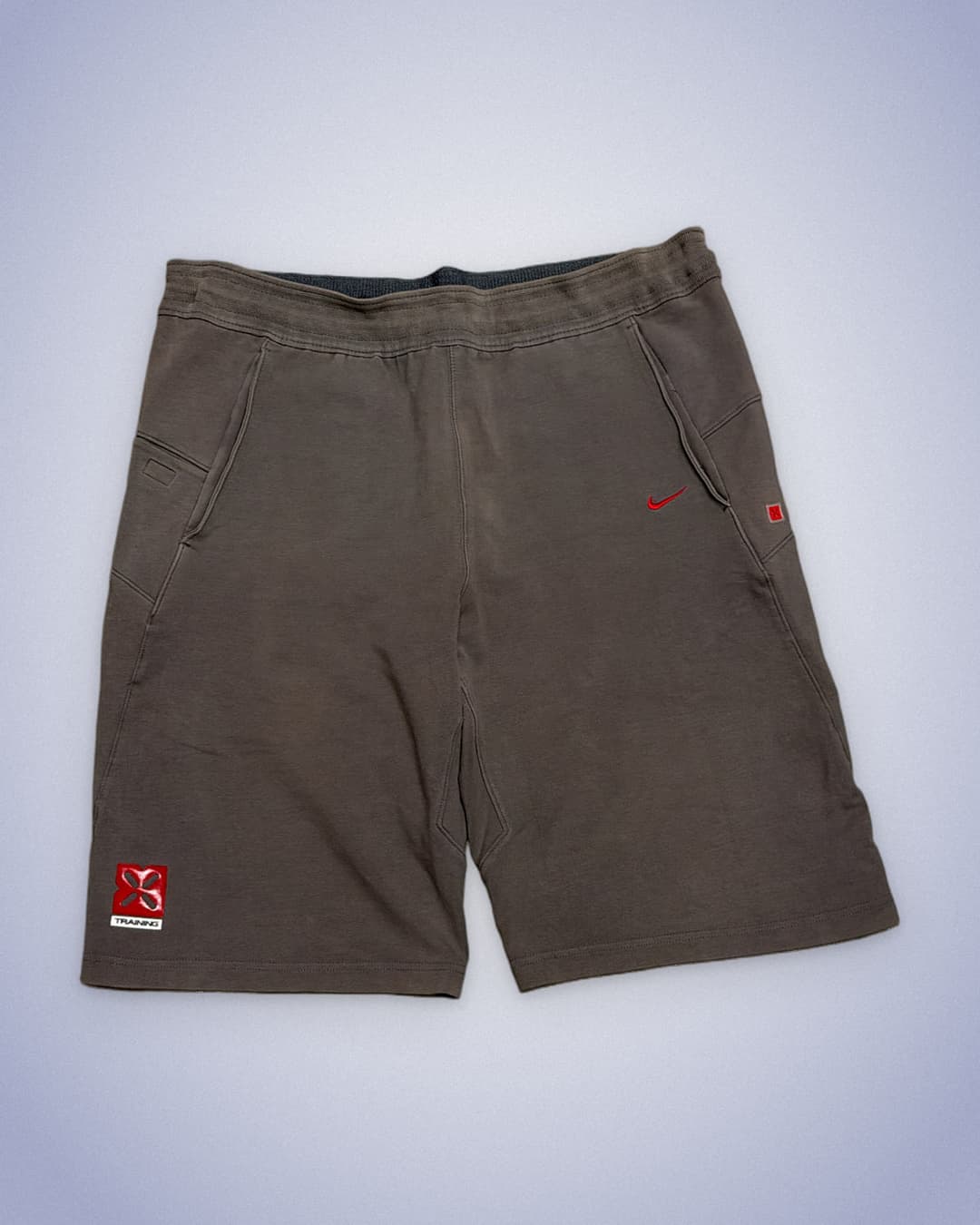 Nike Training Shorts Grey/Red — 1