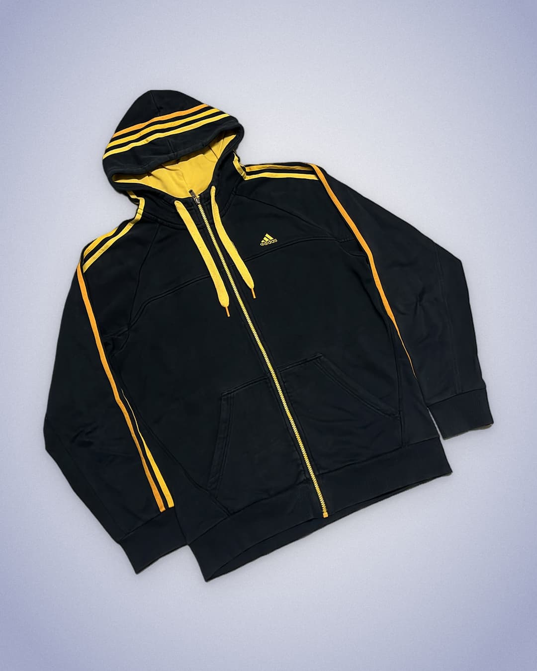 Adidas PE Zip-Up Black/Yellow — 2