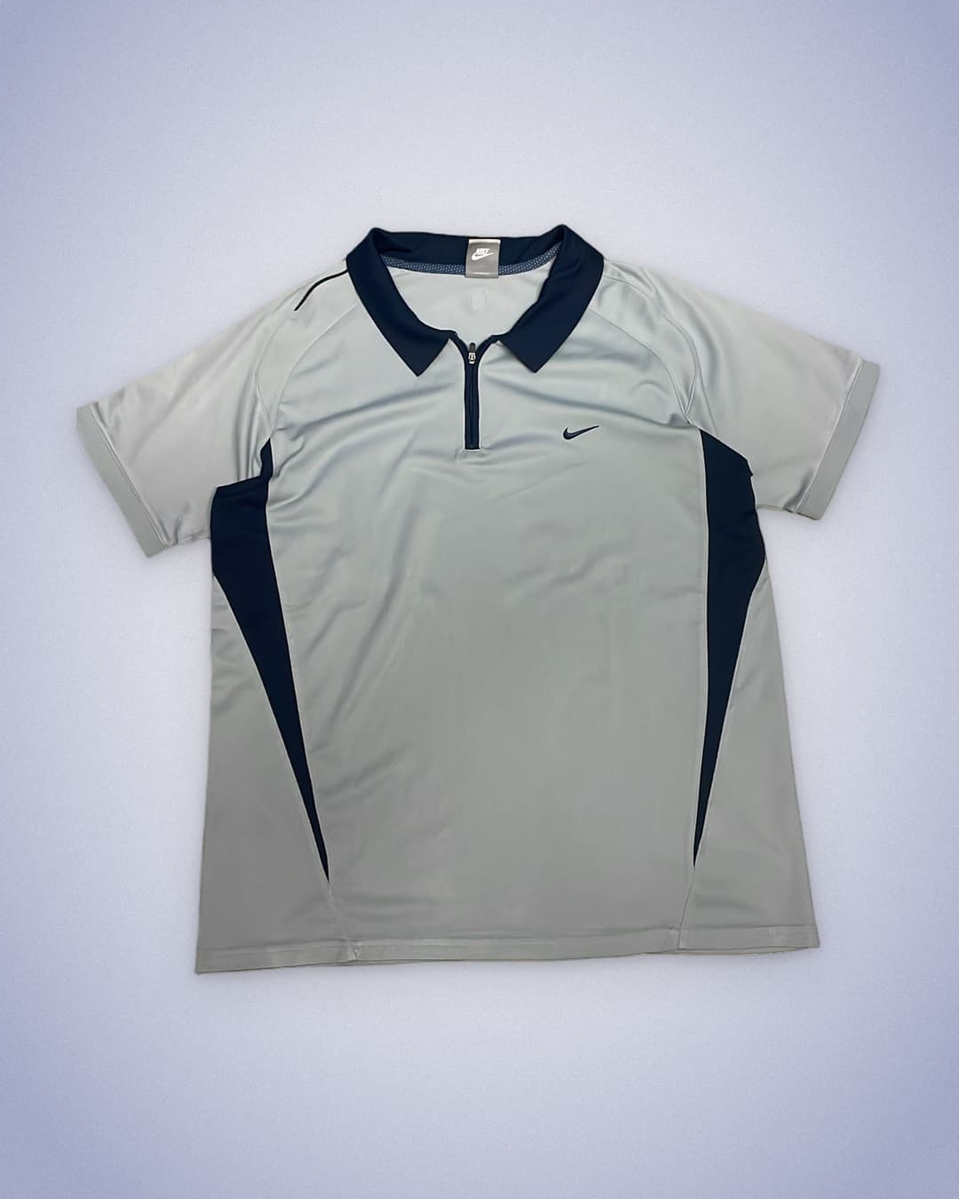 Nike Shox Poloshirt Grey/Navy — 2