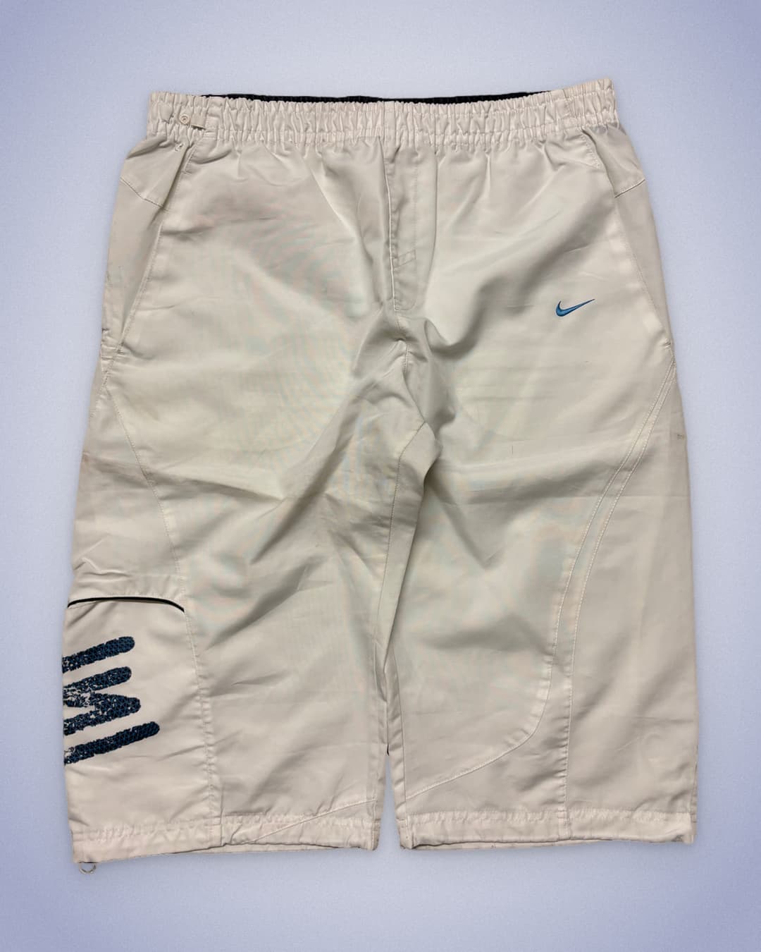 Nike Shox Shorts White/Blue — 1