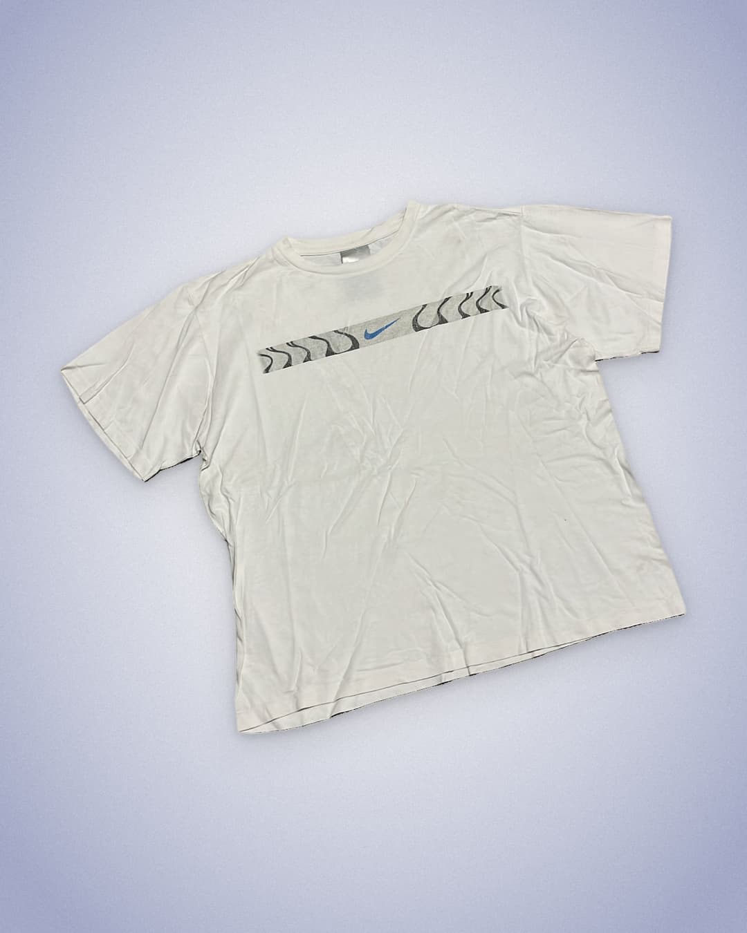 Nike Tn T-Shirt White/Blue — 2