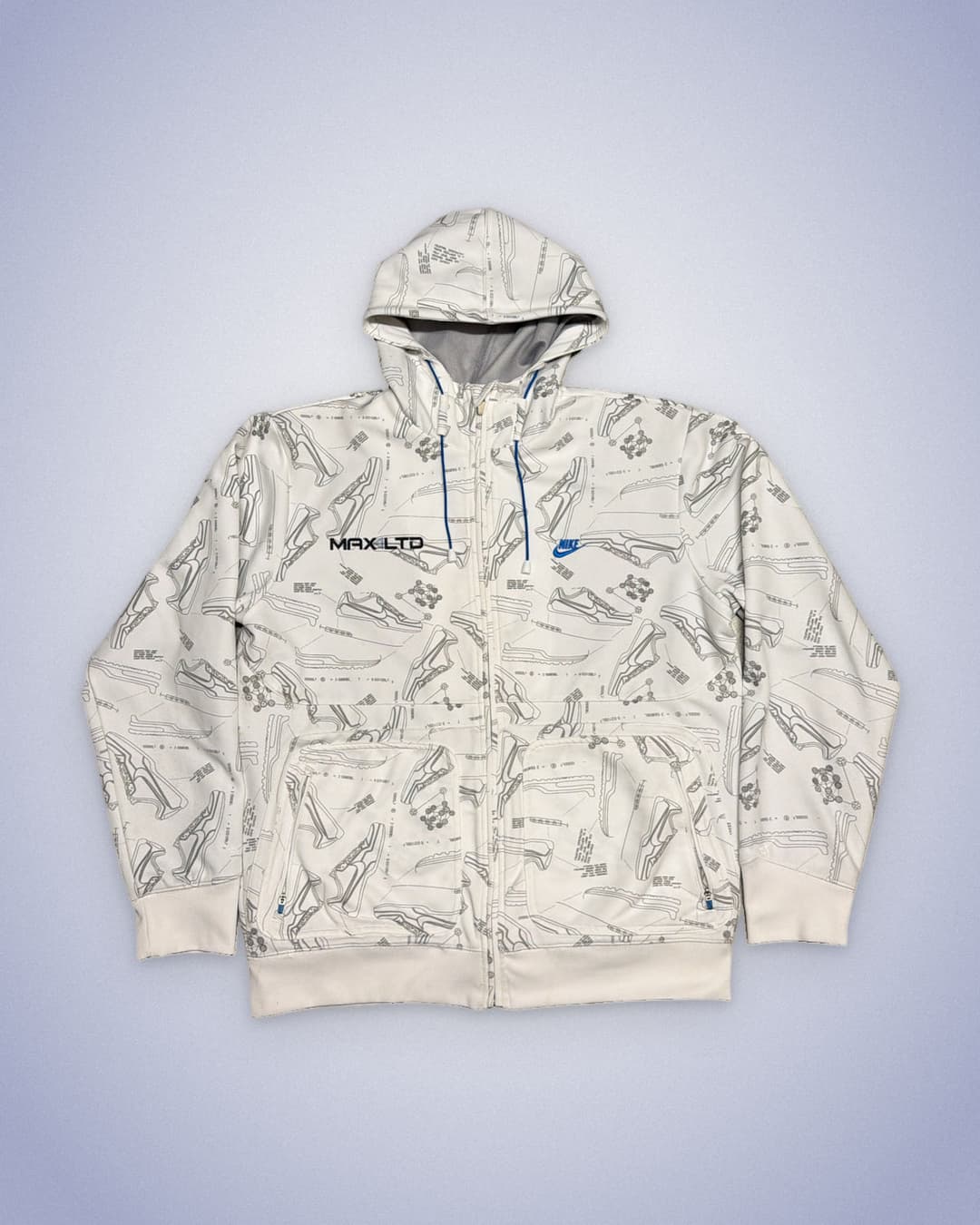 Nike Airmax LTD Zip-Up White — 1