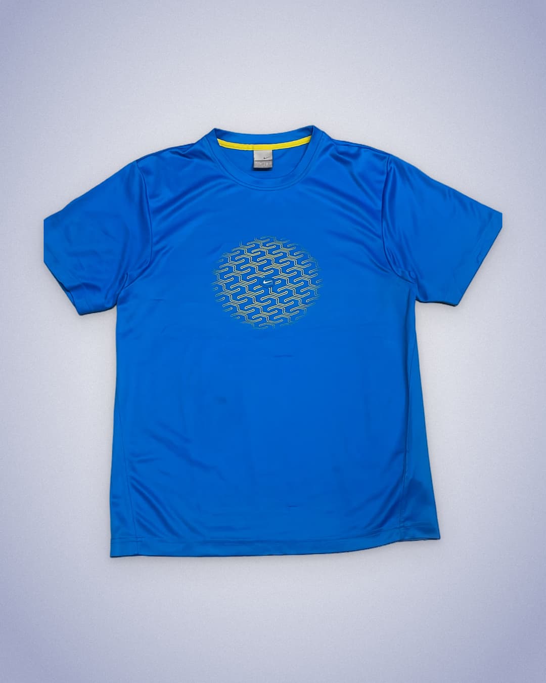 Nike Hex T-Shirt Blue/Yellow — 1