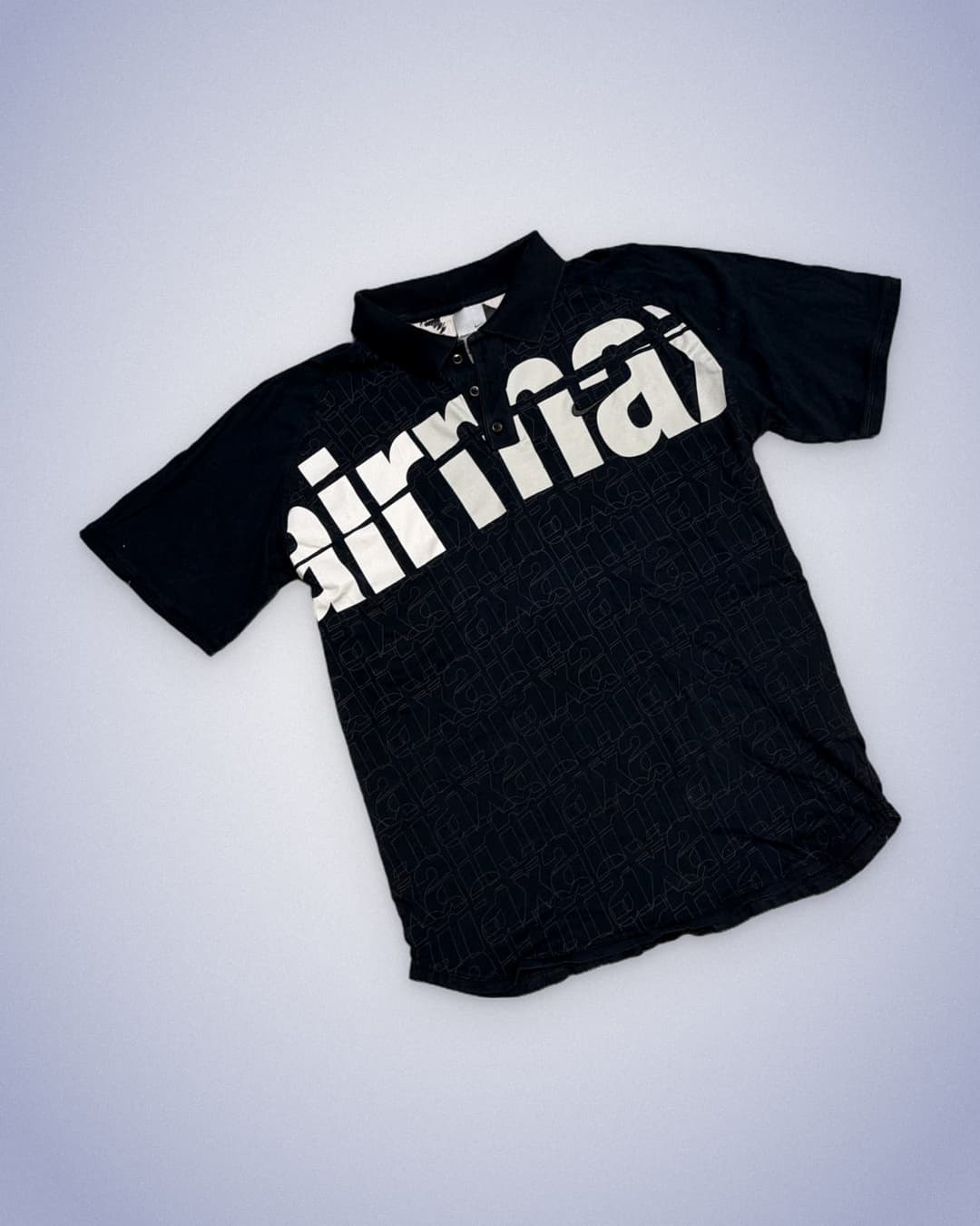 Nike A-M Poloshirt Noir/Blanc — 2