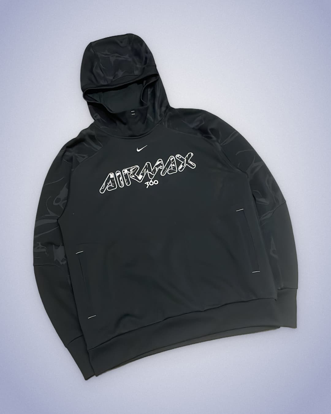 Nike Airmax 360 Hoodie Black/White — 2