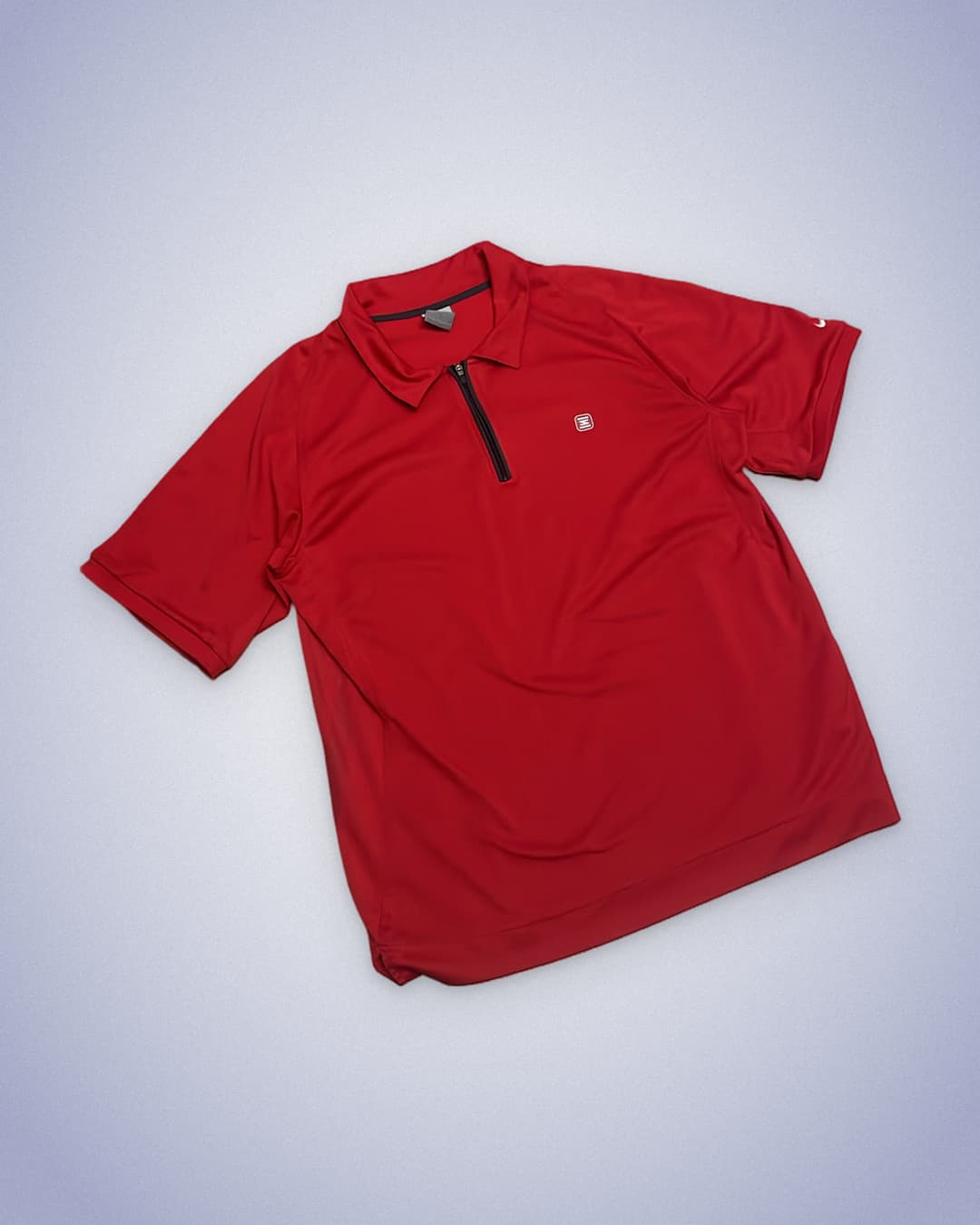 Nike Shox Poloshirt Red — 1