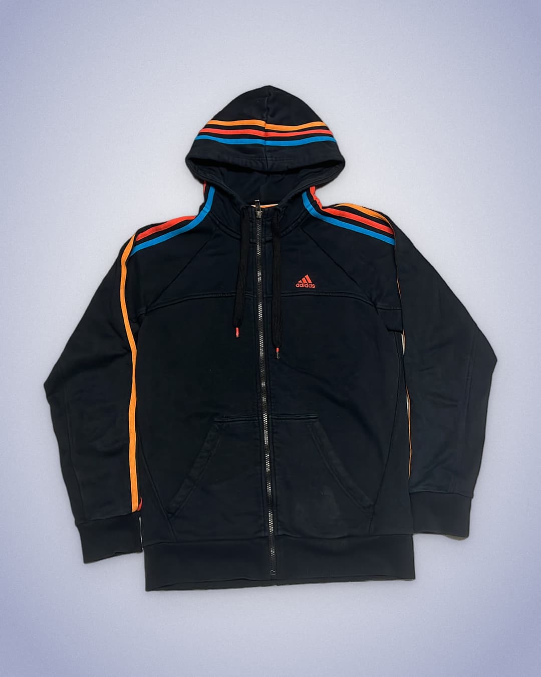 Adidas PE Zip-Up Noir/red/orange — 1