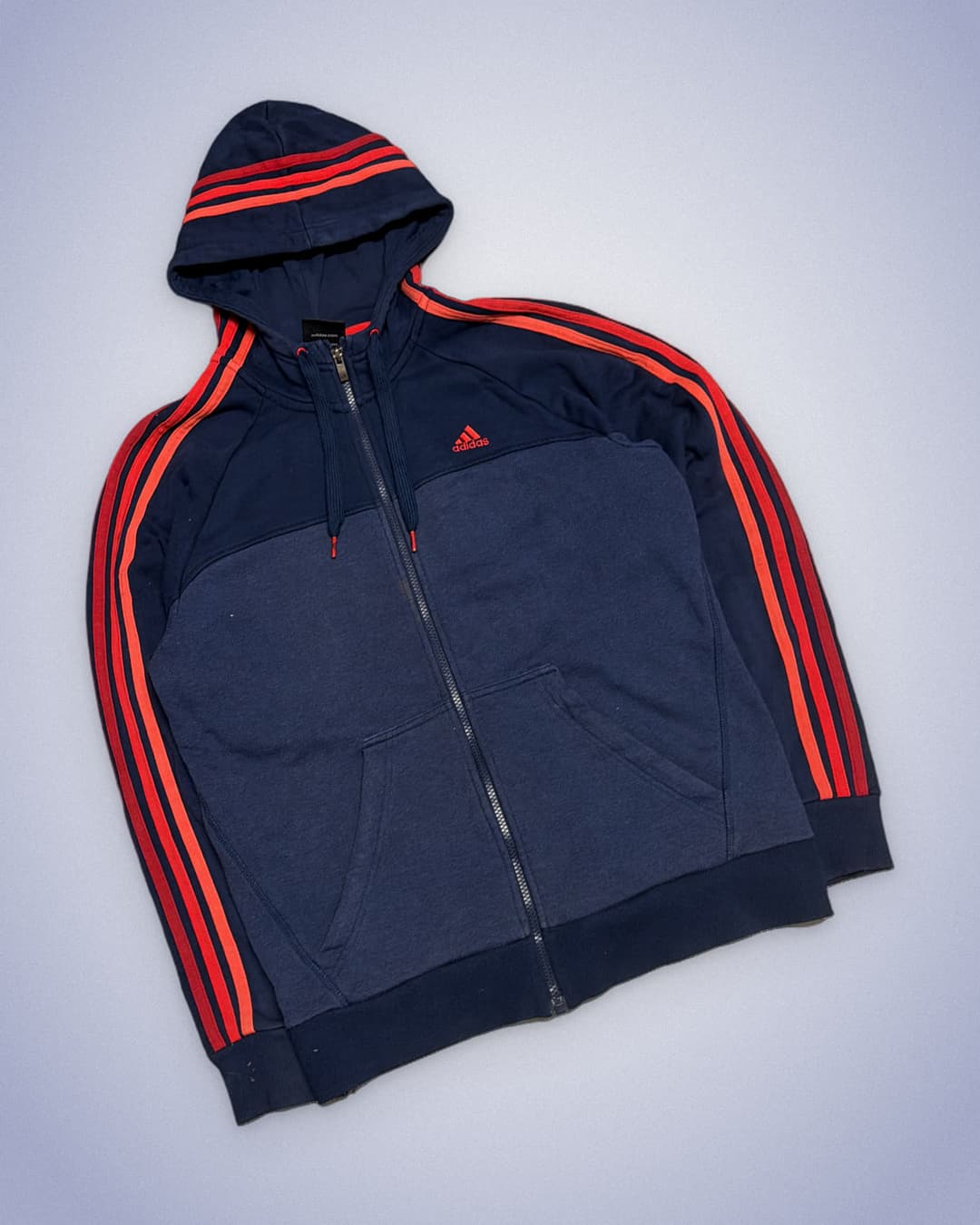 Adidas PE Zip-Up Navy/Red — 1