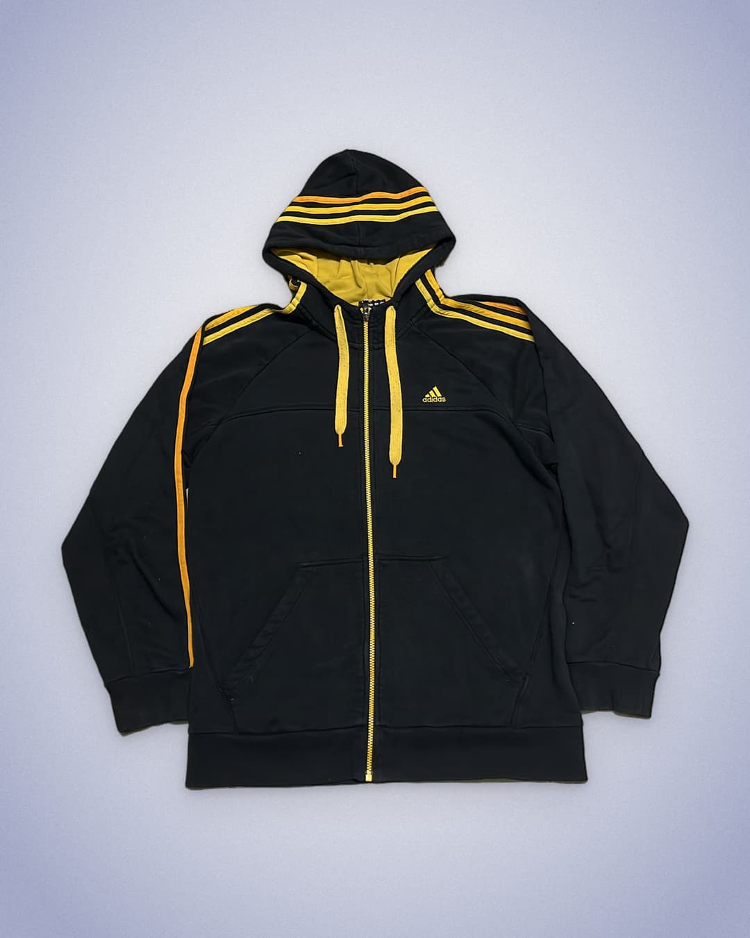 Adidas PE Zip-Up Black/Yellow — 1