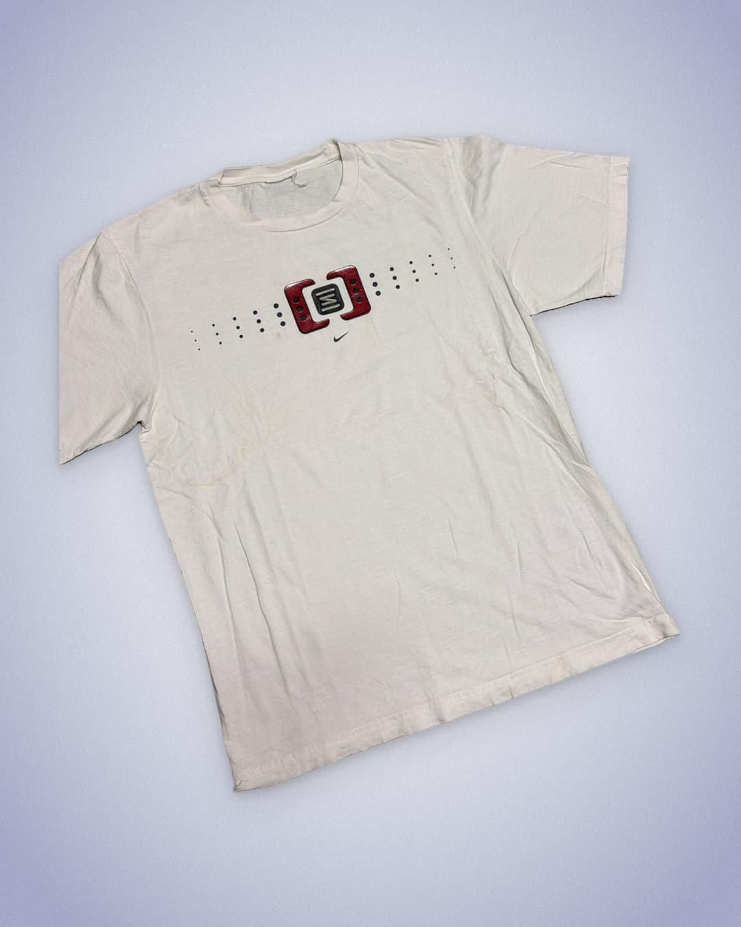 Nike Shox T-Shirt White/Red — 3