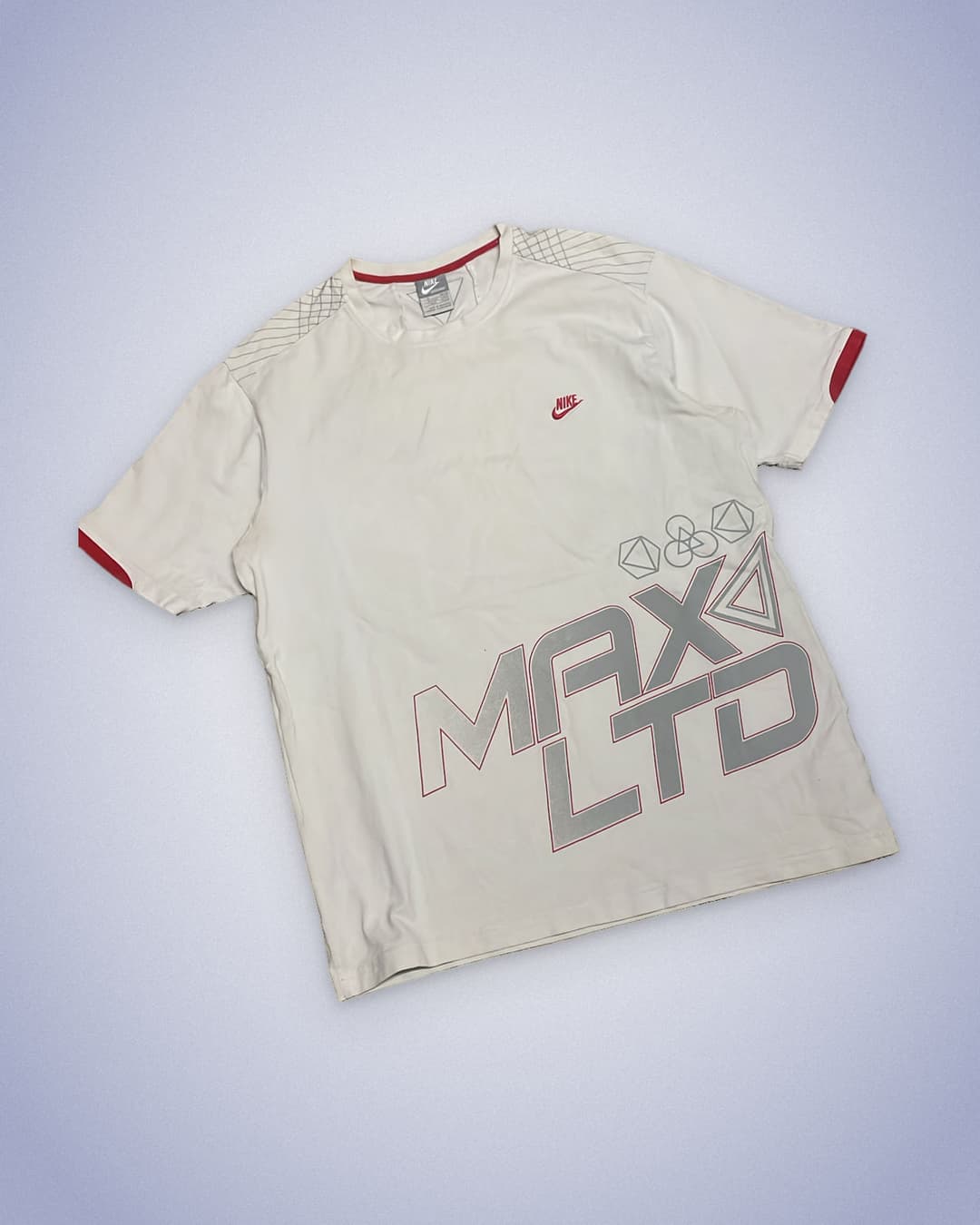 Nike Airmax LTD T-Shirt White/Red — 2