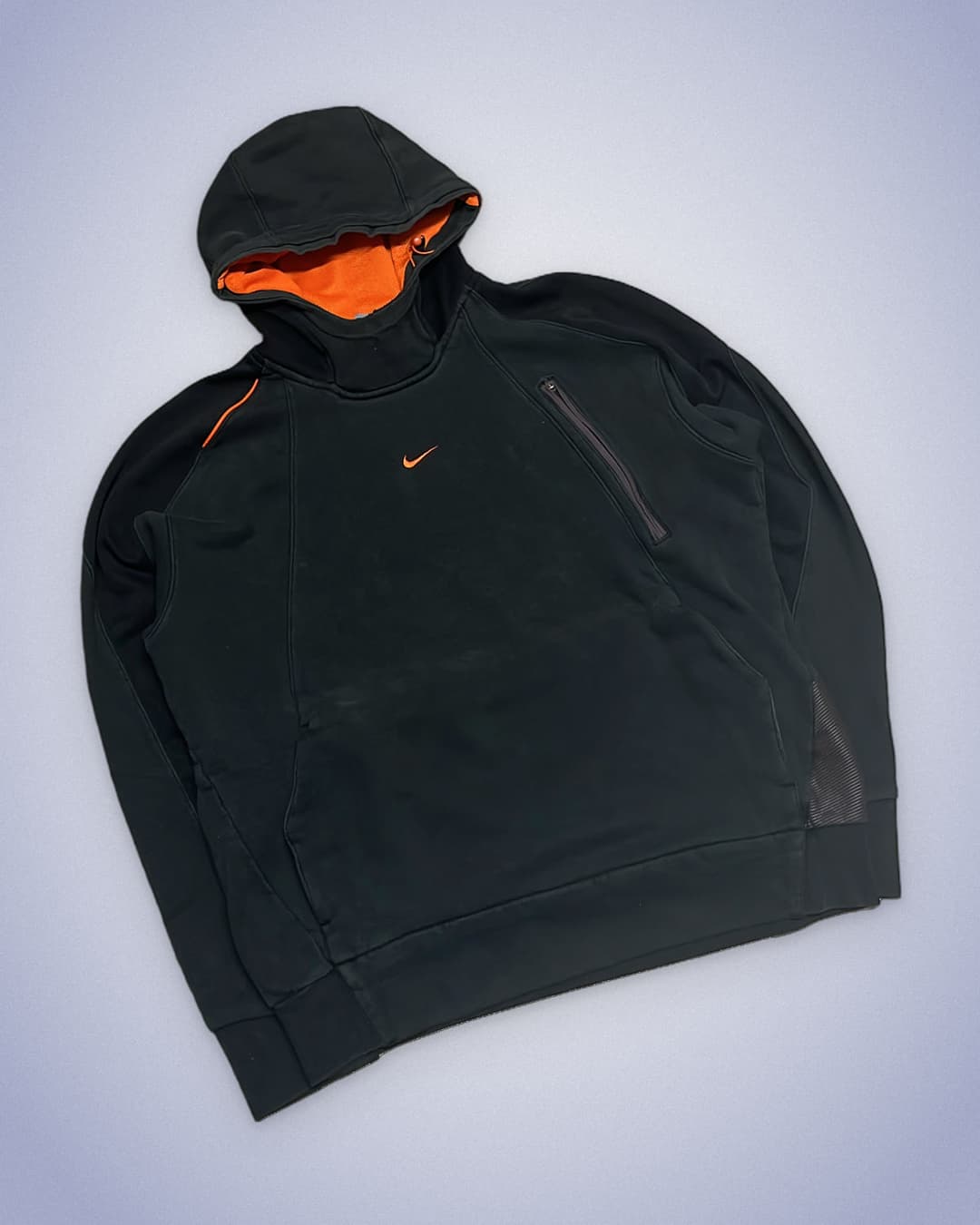 Nike Shox Hoodie Black/Orange — 1