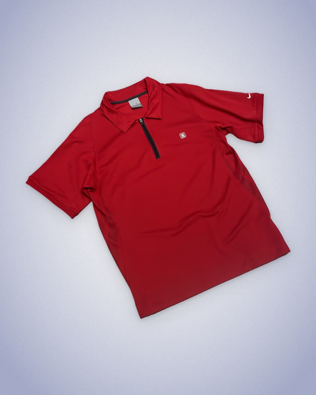 Nike Shox Poloshirt Red — 2